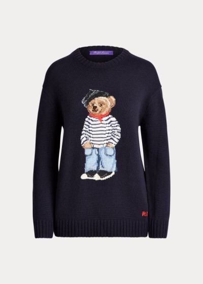 Women's Ralph Lauren Marseille Polo Bear Sweater | 356874UCH